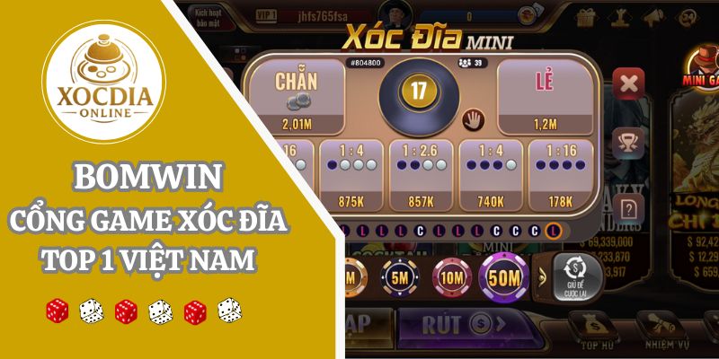 Bomwin | Cổng game xóc đĩa online đẳng cấp top 1 Việt Nam
