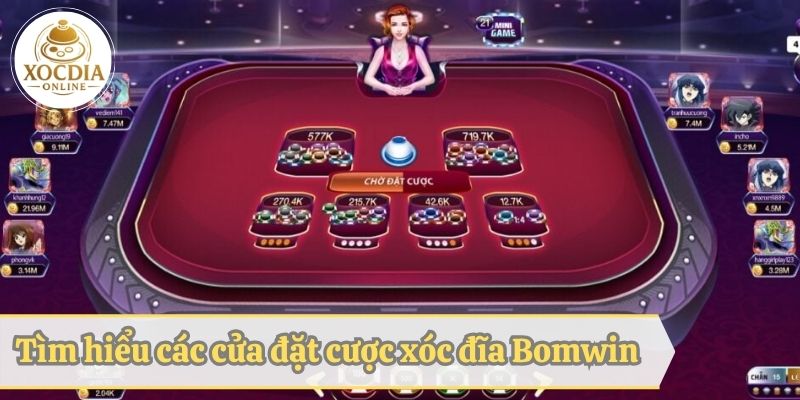 Cửa đặt cược chính trong game xóc đĩa Bomwin