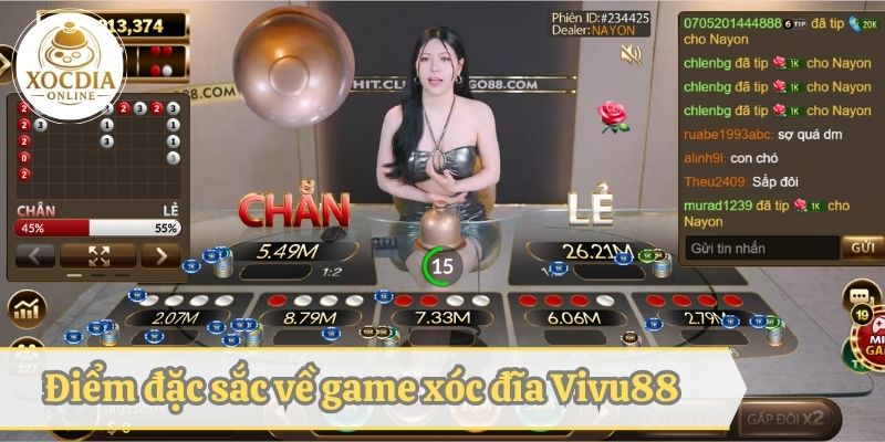 Đánh giá điểm đặc sắc về game xóc đĩa Vivu88