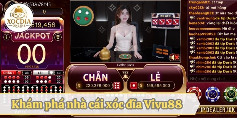 Đôi nét giới thiệu nhà cái xóc đĩa Vivu88