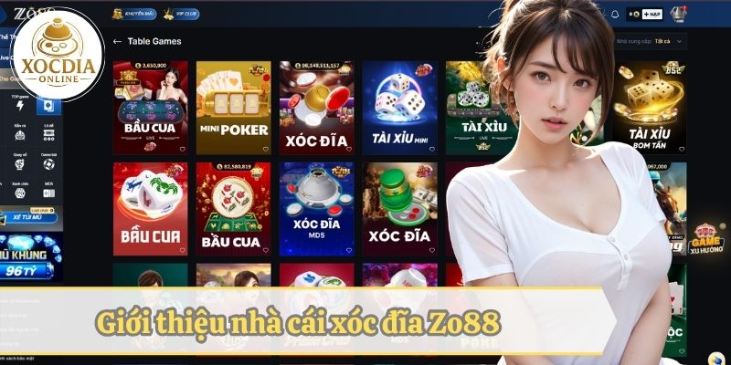 Giới thiệu nhà cái xóc đĩa Zo88